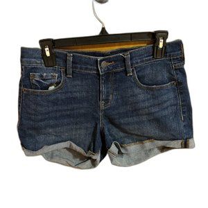 Old Navy Denim Shorts Jean Boyfriend Raw‎ Hem 2